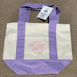 NEW Lavender & Pink
Mini Trader Joes tote